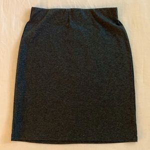 Old Navy Dark Grey Pencil Skirt